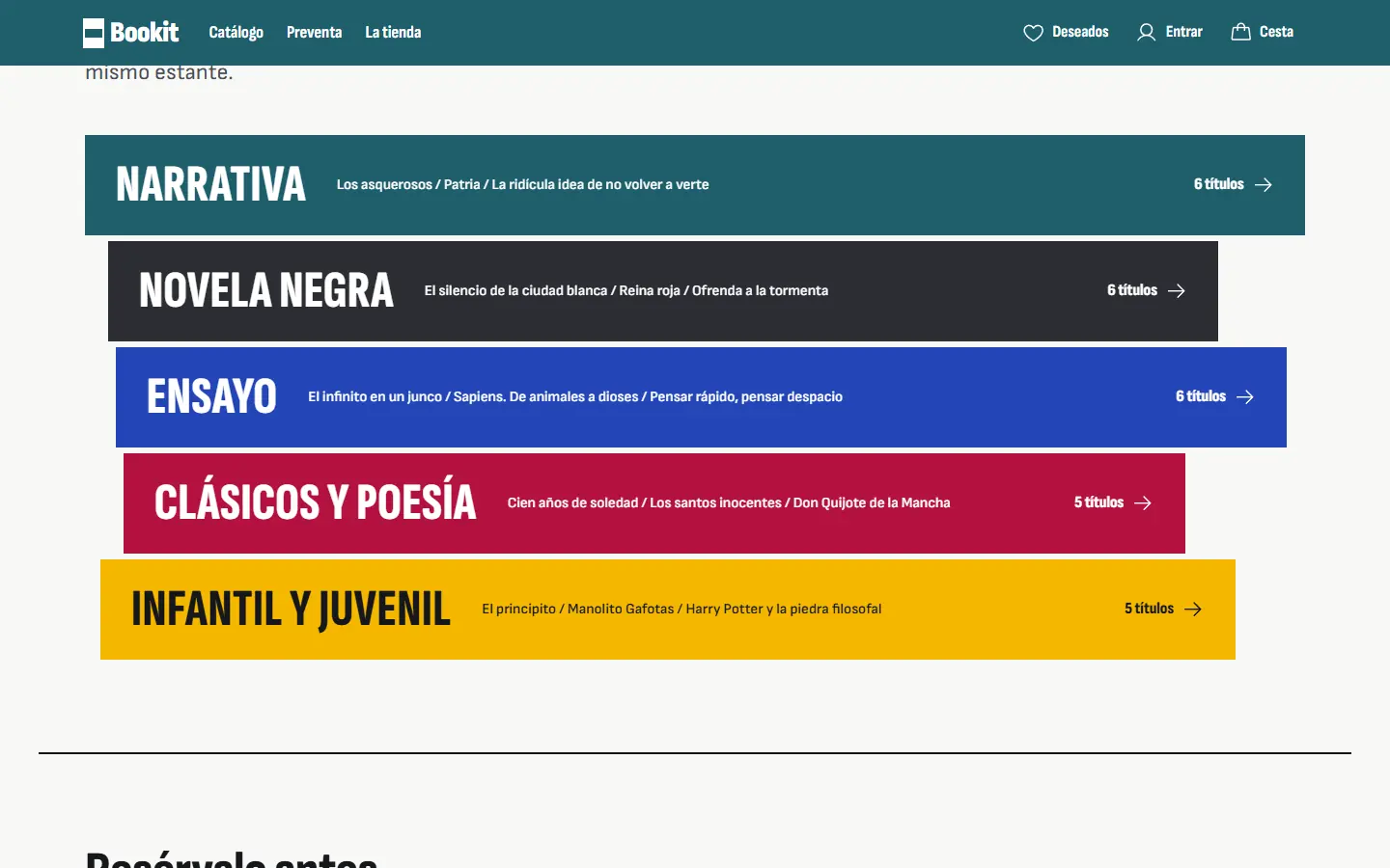 Bookit: captura 2 de 4