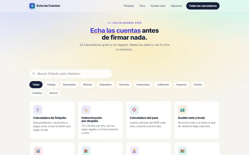 Captura de Echa las Cuentas