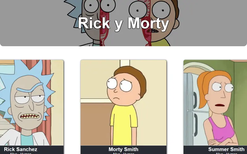 Captura de Rick y Morty